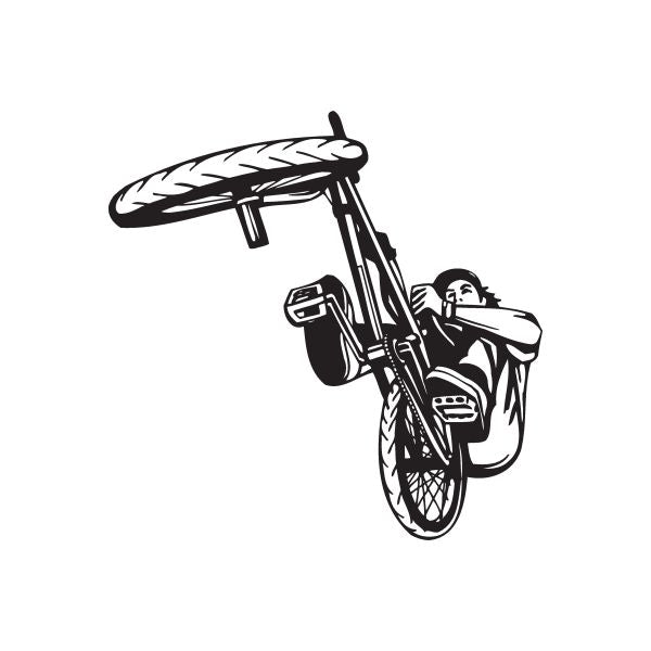 Image of Back Flip BMX Rider Decal