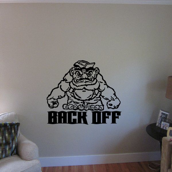 Image of Back Off Decal