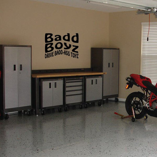 Image of Bad Boyz Drive BaDD ASS Toyz Decal