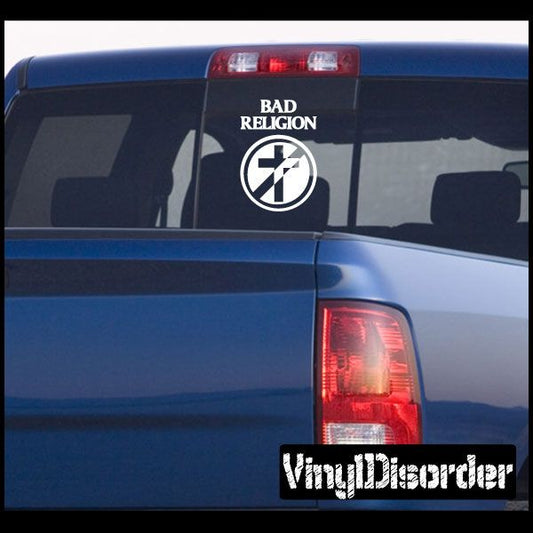 Image of Bad Religion Cross Decal