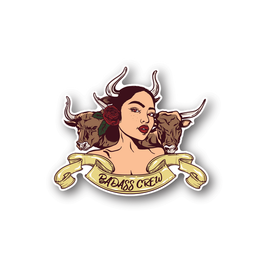 Image of Badass Crew Bull Sticker