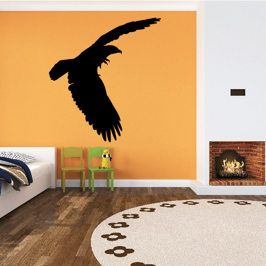 Image of Bald Eagle Flapping Decal