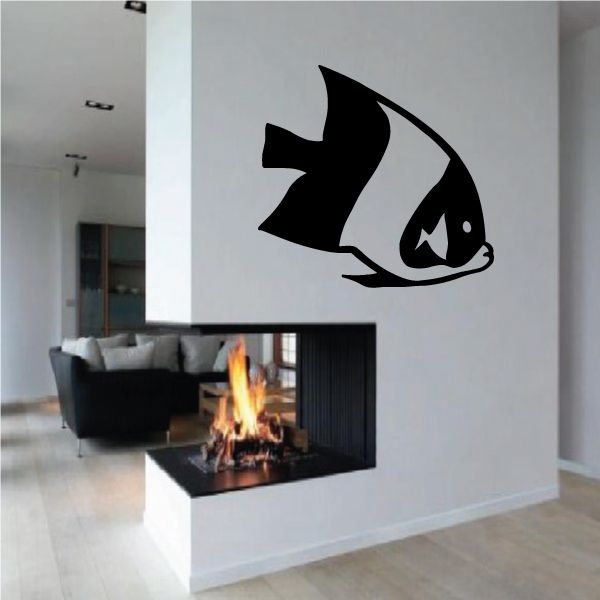 Image of Banded Humbug Fish Decal