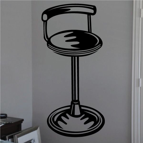 Image of Bar Stool Decal