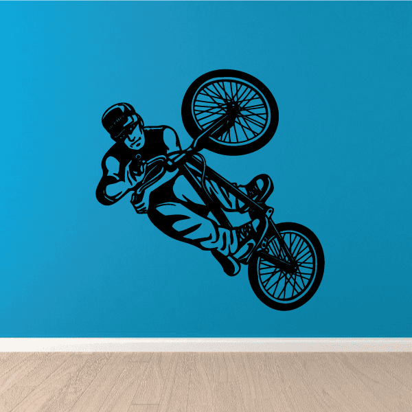 Image of Bar Turn BMX Rider Decal