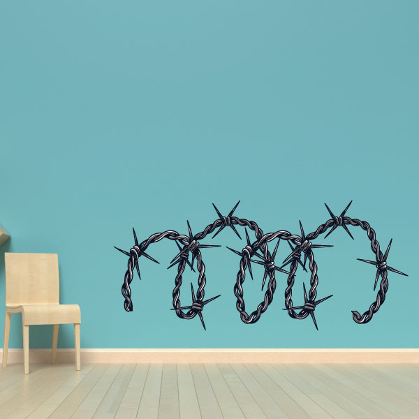 Image of Barbed Wire Decals