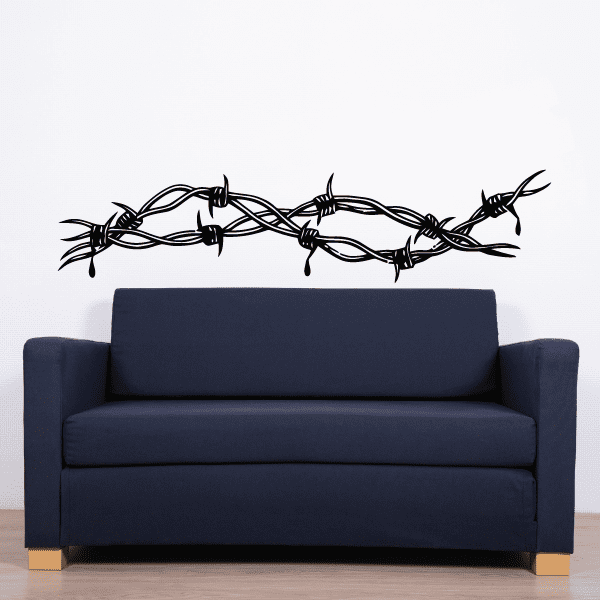 Image of Barbed Wire Decals