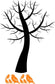 Bare Tree with birds on branches kit - Wall Decals