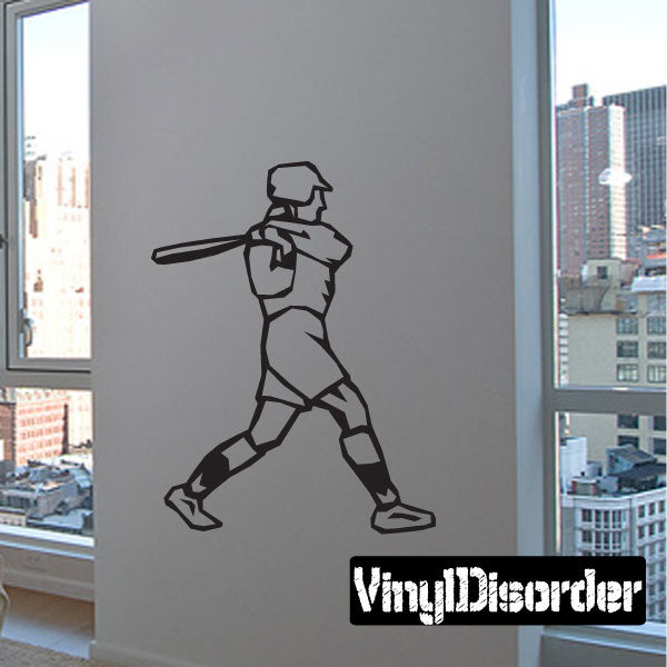 Image of Baseball Batter Decals