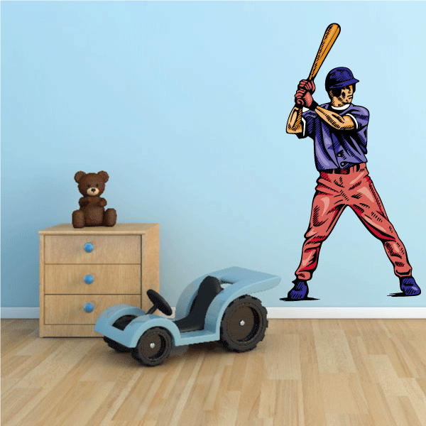 Image of Baseball Batter Stickers