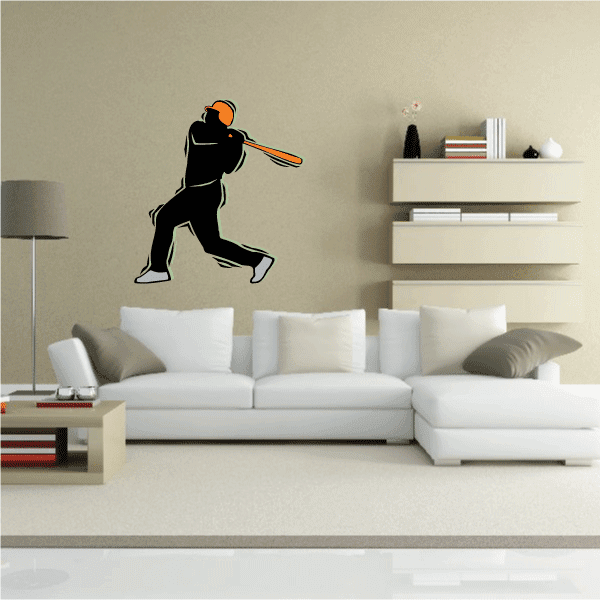 Image of Baseball Batter Stickers