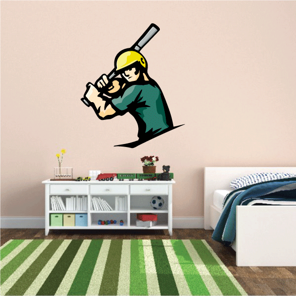 Image of Baseball Batter Stickers