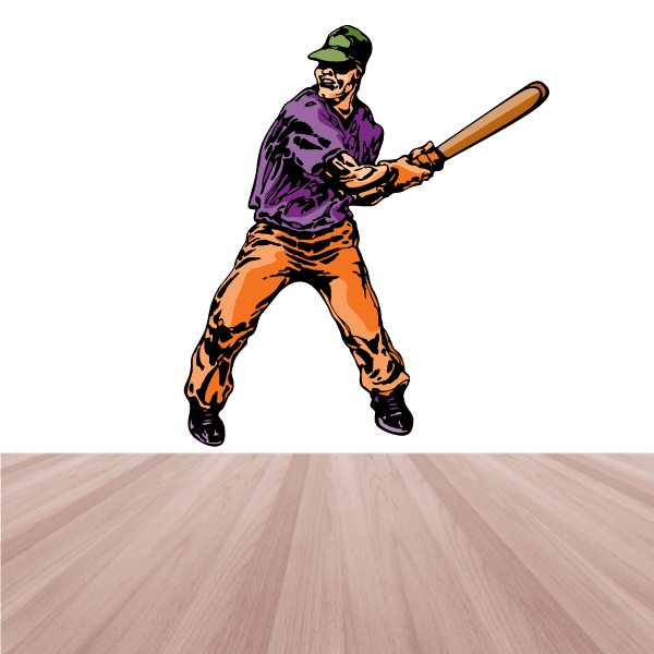 Image of Baseball Batter Stickers