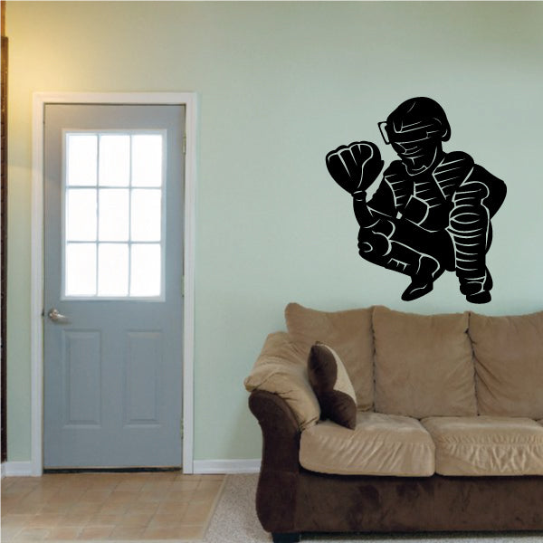 Image of Baseball Catcher Decals