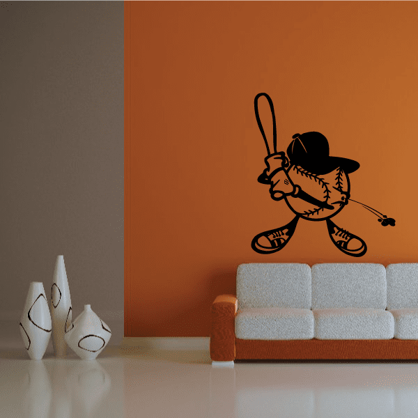 Image of Baseball Mascot Decals