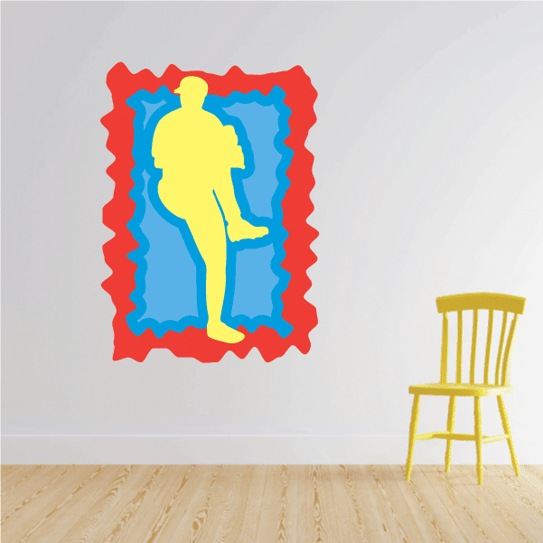 Image of Baseball Pitcher Stickers