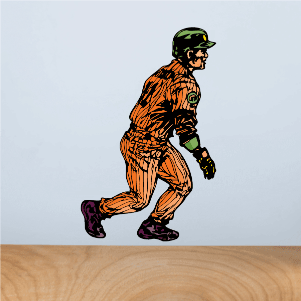 Image of Baseball Player Stickers