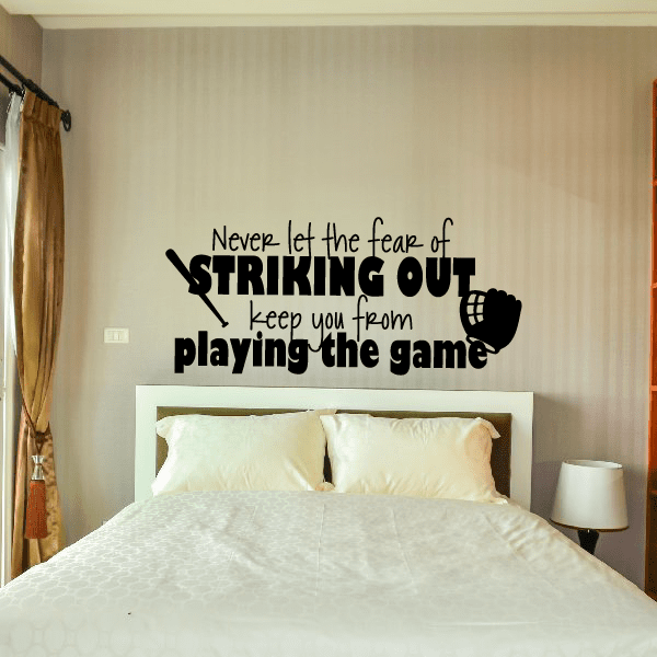 Image of Baseball Quote Decals