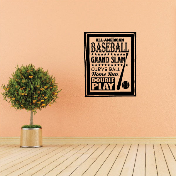 Image of Baseball Quote Decals