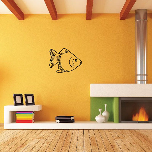 Image of Basic Goldfish Decal