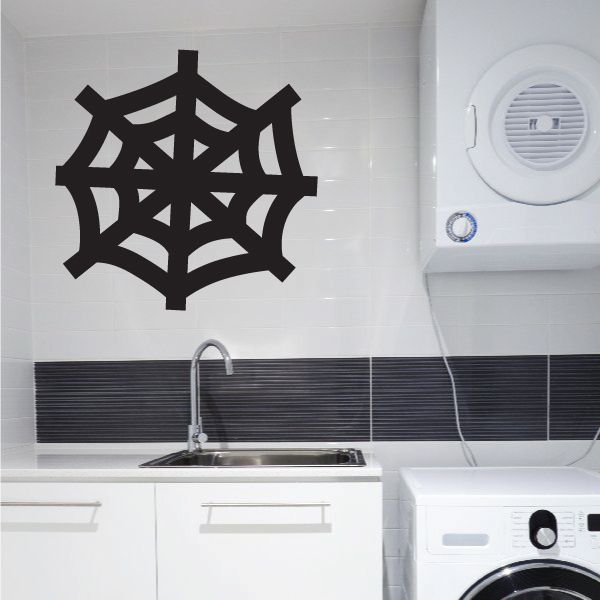 Image of Basic Orb Spider Web Decal