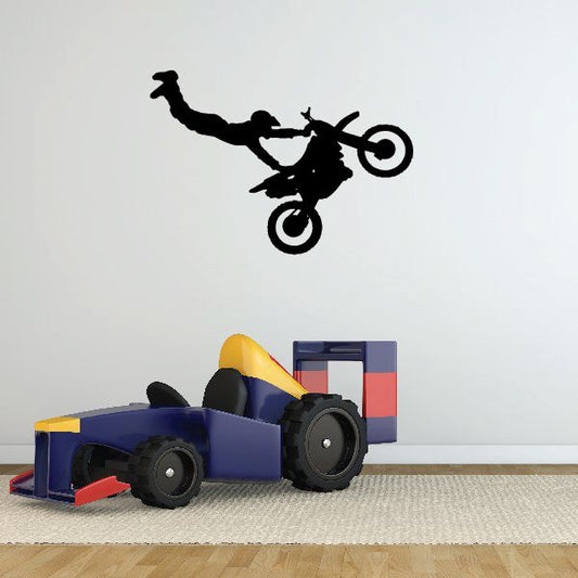 Image of Basic Seat Grab Dirt Bike Decal