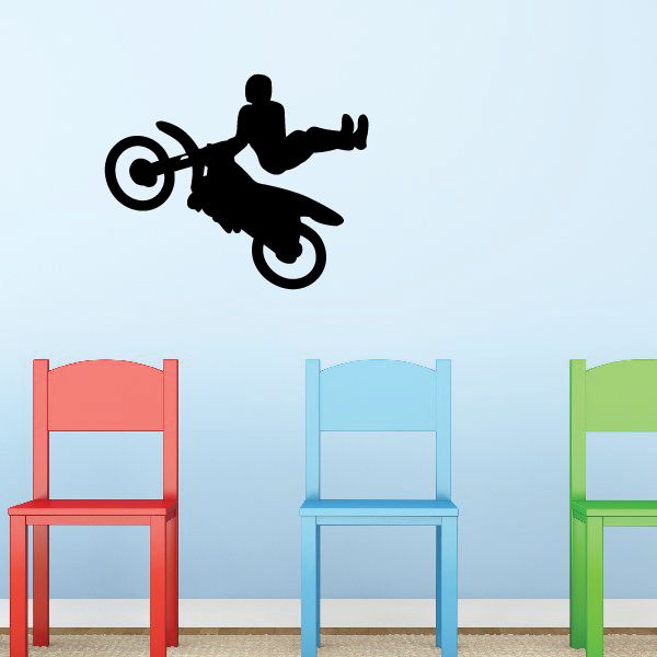 Image of Basic Side Kick Out Dirt Bike Decal