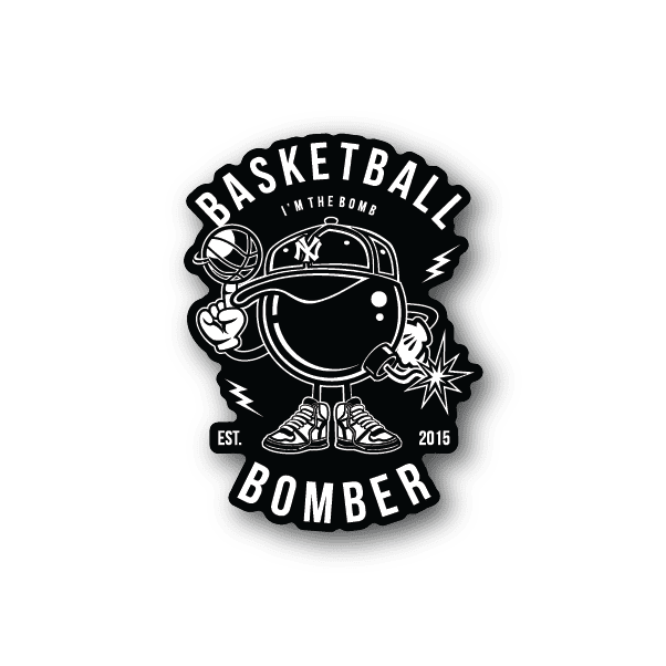 Image of Basketball Bomber Sticker