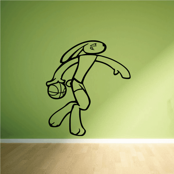 Image of Basketball Bunny Decal