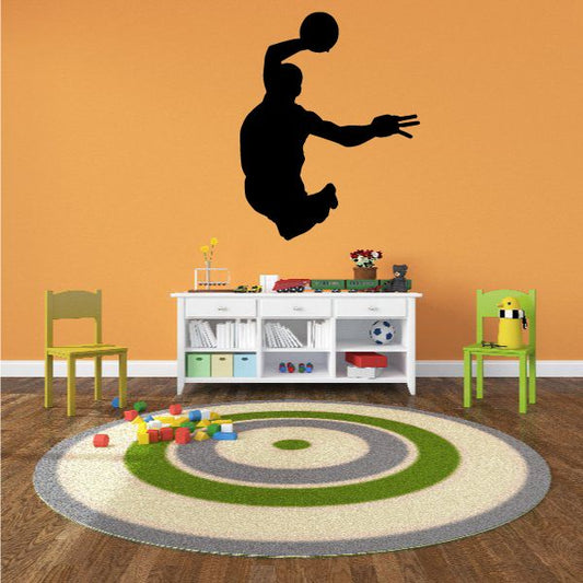 Image of Basketball Frontal Power Slam Decal