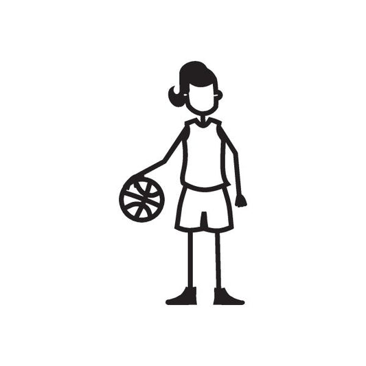 Image of Basketball Girl Decal