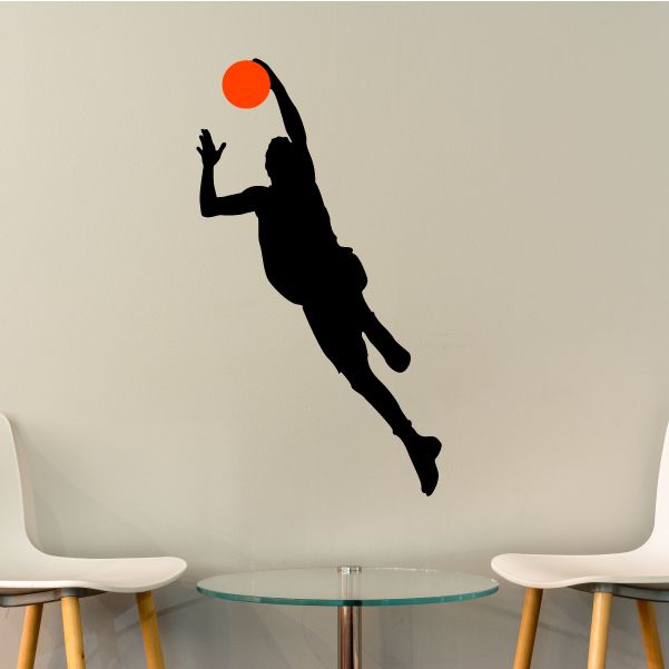 Image of Basketball High Leap Dunk Decal