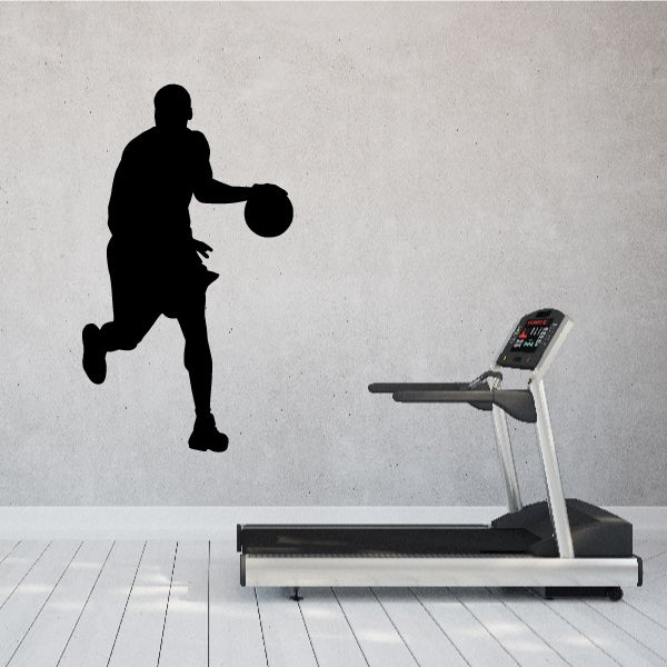 Image of Basketball In and Out Dribble Decal