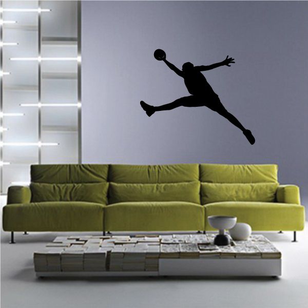 Image of Basketball Lunging Dunk Decal