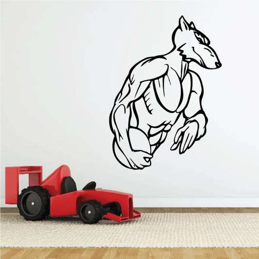 Image of Basketball Mascot Beast Decal