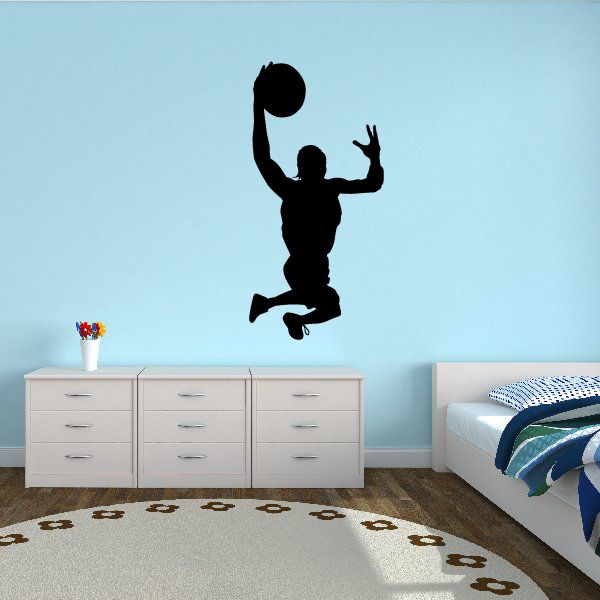 Image of Basketball Perspective Dunk Decal