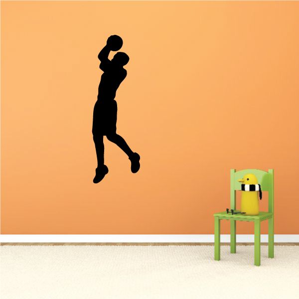 Image of Basketball Pull Up Jumper Decal