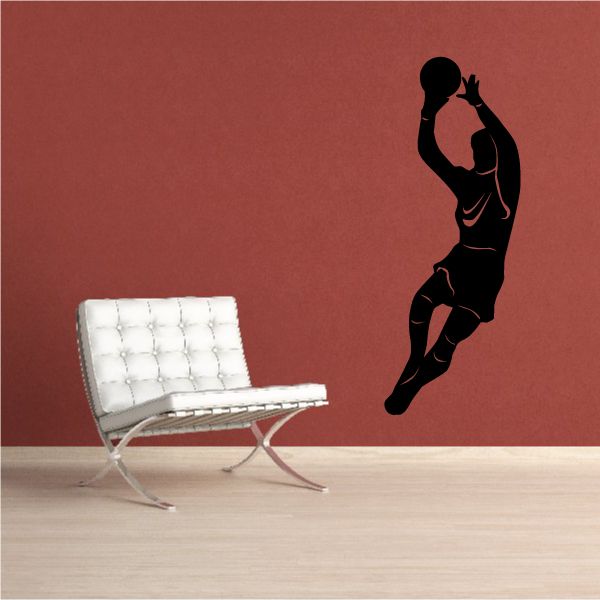 Image of Basketball Shot Angle Decal