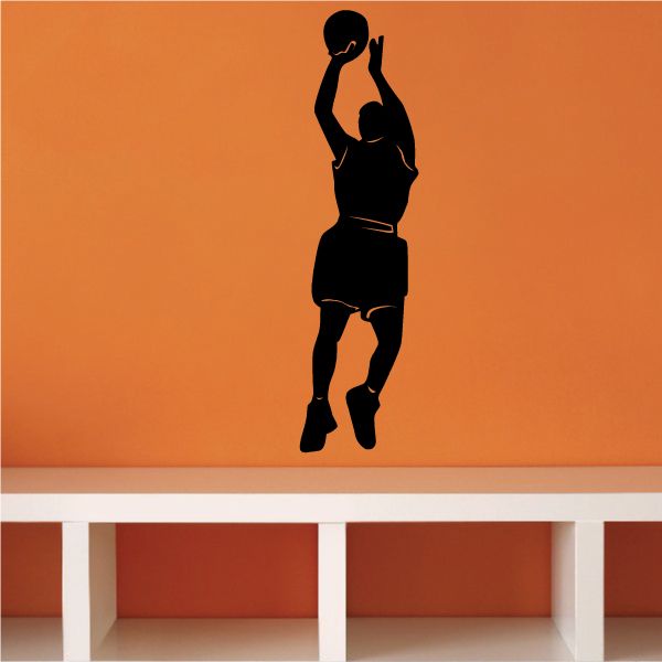 Image of Basketball Shot Jump Decal