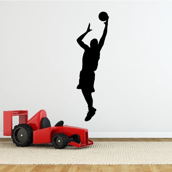 Image of Basketball Single Hand Ball Catch Decal