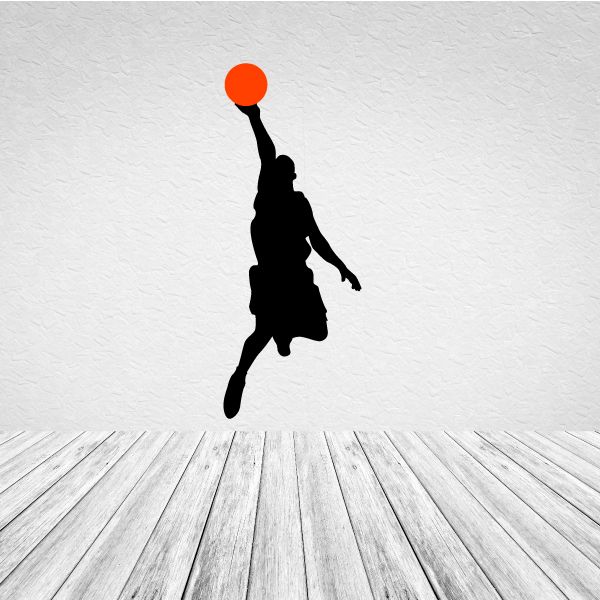 Image of Basketball Single Hand Dunk Decal