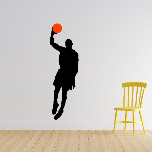 Image of Basketball Up and Over Decal