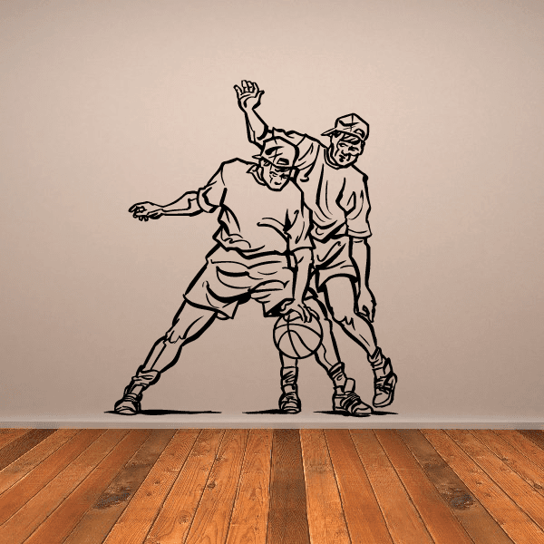 Image of Basketball Wall Decal - Vinyl Decal - Car Decal - Bl027