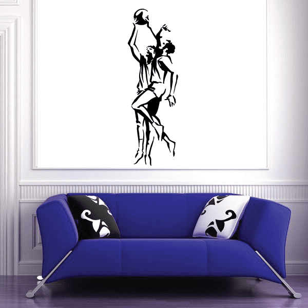 Image of Basketball Wall Decal - Vinyl Decal - Car Decal - Bl028