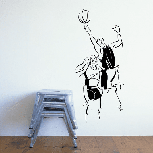 Image of Basketball Wall Decal - Vinyl Decal - Car Decal - Bl030