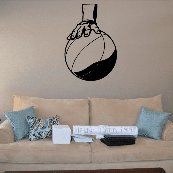 Image of Basketball Wall Decal - Vinyl Decal - Car Decal - Bl039