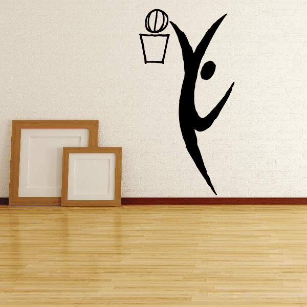 Image of Basketball Wall Decal - Vinyl Decal - Car Decal - Bl044