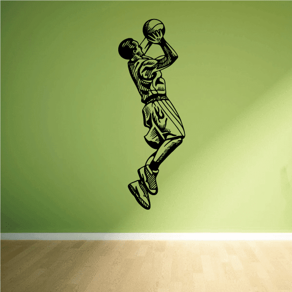 Image of Basketball Wall Decal - Vinyl Decal - Car Decal - CDS001