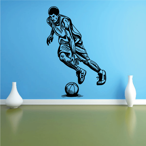 Image of Basketball Wall Decal - Vinyl Decal - Car Decal - CDS002