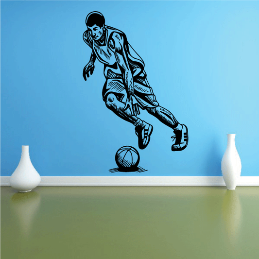 Image of Basketball Wall Decal - Vinyl Decal - Car Decal - CDS002